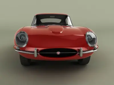 Jaguar E-type Coupe Mk1 3D model