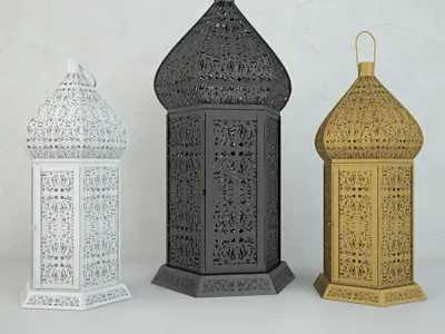 Lanterns by ZARA HOME 3D model 2