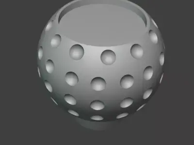 3D Printable Golfball- Style Gear Knob Bundle - 5 Gear Layouts 3D print model