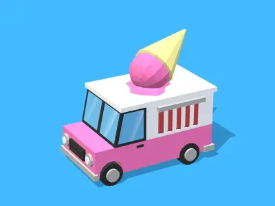 VEHICLE PACK - SIMPLE TOON VOLUME 1 Low-poly 3D model