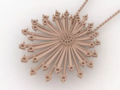 Sunny Pendant 005 3D print model