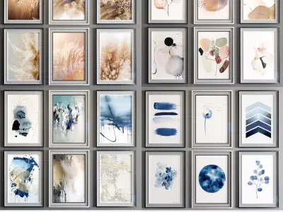 Pack Art Frame 101 Low-poly 3D model