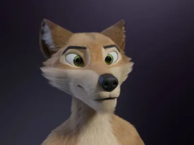 Jacob anthro dingo 3D model