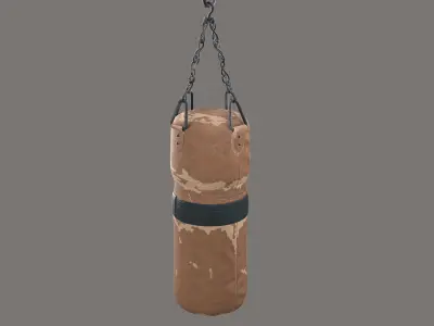 Punching Bag  Boxking Bag  Low-poly 3D model