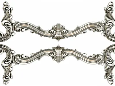 Classic carved 140 3D model