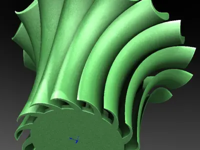 Turbine Vase Planter for 3D Printing 3D print model