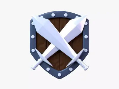 Silver Tier 3D Illustration 3D model