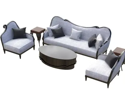 Luxury furniture 2  Free 3D model