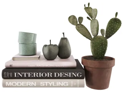 Modern Decor Set 08 3D model