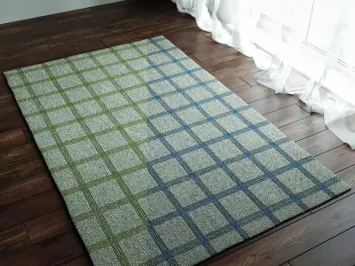 Koen Grid Rugs 3D model