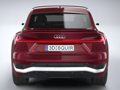 Audi Q8 SLine E-Tron Sportback 2024 3D model