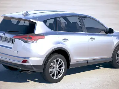 Toyota Rav4 Hybrid EU 2017 3D model