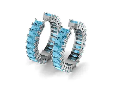 earrings jewelry 3D print model 3D print model