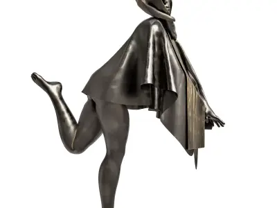 woman style sculpt 3D model