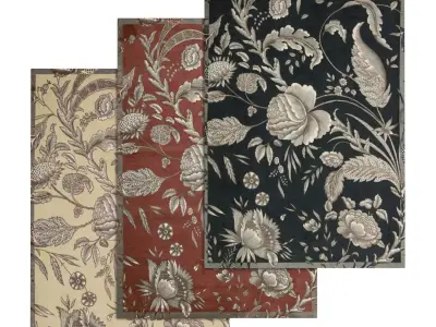 Rug Set 1075 3D model