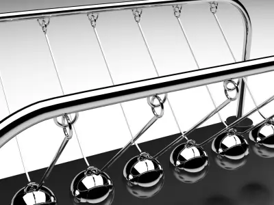 Newtons Cradle 3D model
