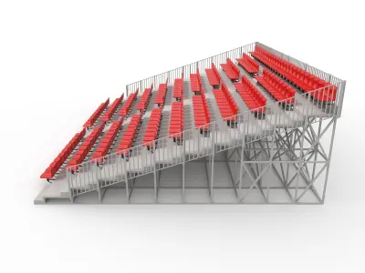 Bleachers 7 3D model