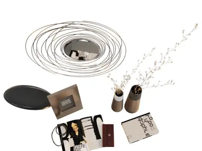 Decorative set 9 3D model