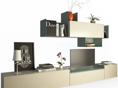 Contemporary TV Furniture 3D model