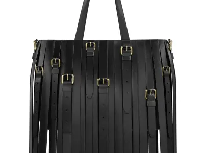 Moschino Multibelts Nappa Shopper Low-poly 3D model