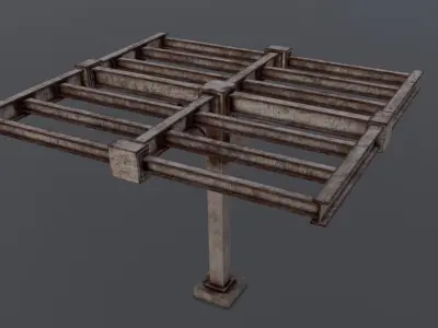 Construction Prop 3D Model  Low-poly 3D model