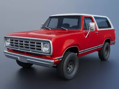 Dodge Ramcharger 1973 3D print model