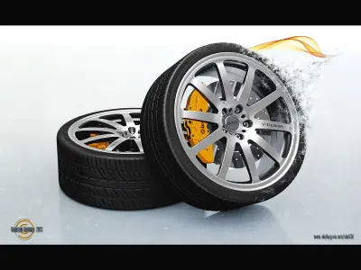Sport Wheels 3D model