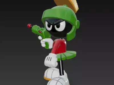 Marvin the Martian 3D print model