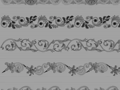 Ornament Trim Vol 02 3D model