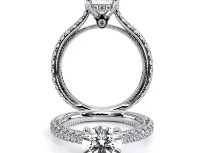 Verragio Inspired Engagement Ring 3D print model