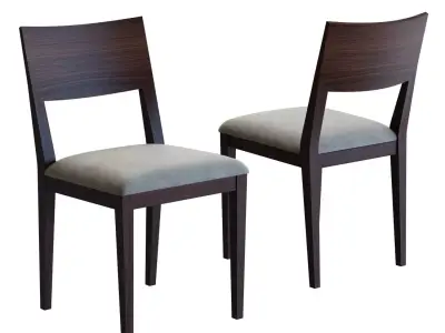 Crate and Barrel Thalia Dining Chair 3D model