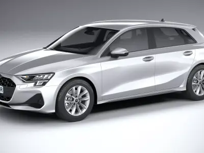 Audi A3 Sportback 2025 3D model