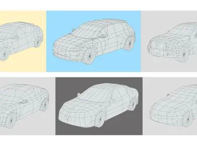 Low-Poly Car Pack 024 - Global Favorites