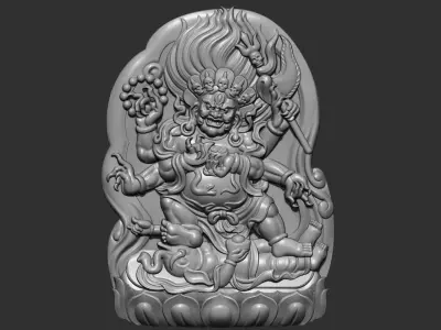 Tibetan Buddha 2 3D print model