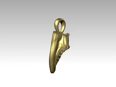 HighDetailed Converse shoes Fashion Pendant 3D print model