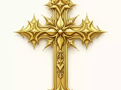 10 Cross Combo Pendant Jesus Pendant Cross Pendant Trending  3D print model