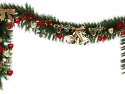 Christmas Garland 3D model