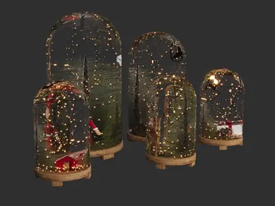 Christmas Set 3D model get