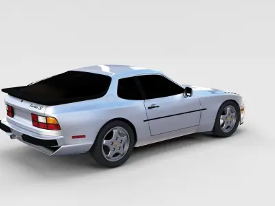 Porsche 944 Turbo S rev 3D model