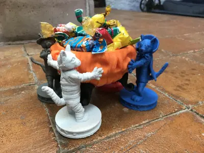 The Great Pumking Dance Candy Dispenser 3D print model