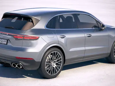 Porsche Cayenne S 2018 3D model