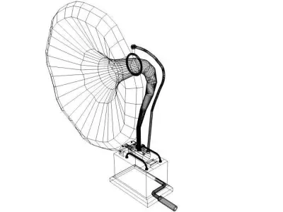 Phonograph - Type 2 3D model