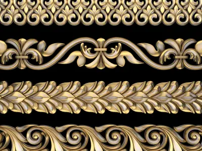 Path Ornament Pack 12 3D model
