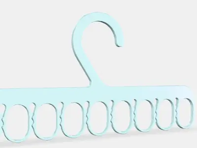 SLIBB hanger with 8 eyelets 1 3D model