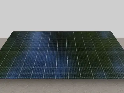 Solar Panel Steel Construction Type 20 3D model