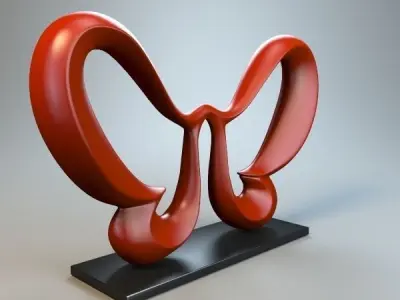 Abstract Figure 3D model 33