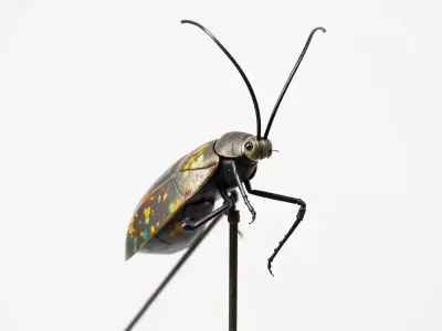 Colorful Beetle Insect Model Pack for D Rendering and Games Low-poly 3D model