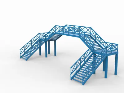 Railway Bridge 3D model