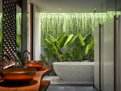 Interior Scene - Hotel Villas - Sketchup Vray 3D model