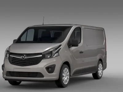 Opel Vivaro Van 2017 3D model